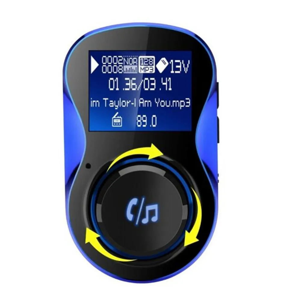 

Car mp3 Bluetooth player U disk car Bluetooth hands-free kit USB phone charger Car cigarette lighter FM transmitter