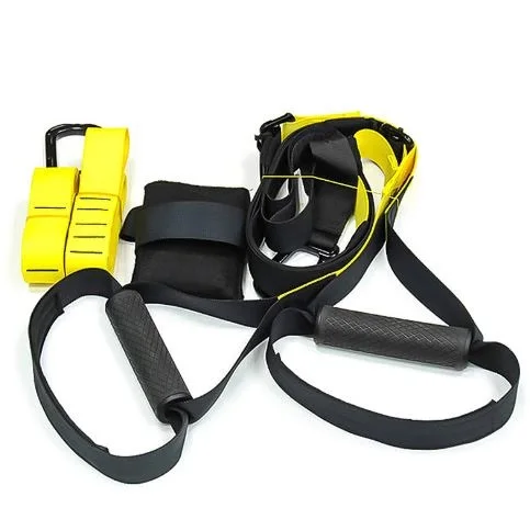 

Gym Fitness Equipment Resistance Bands Hanging Belt Suspension Exercise Pull Rope Straps Training