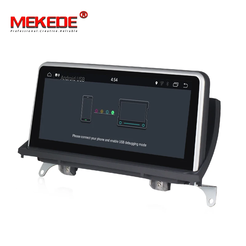 Top Mekede 6 core Android 8.1 car radio multimedia player for BMW X5 E70 X6 E71 2007-2013 Original CCC or CIC system ID7 ID6 EVO 4