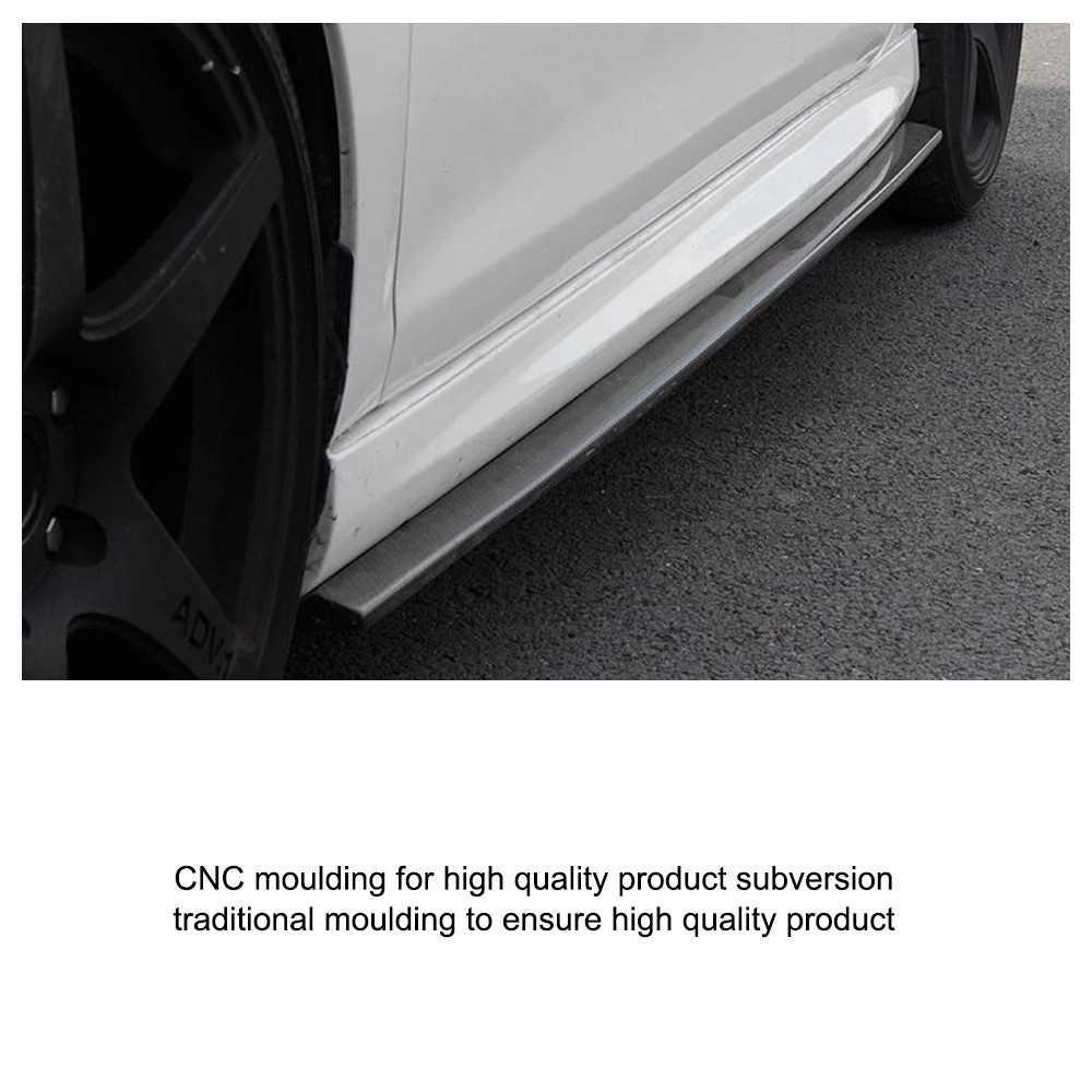 Углеродное волокно/FRP автомобильные боковые юбки для наращивания фартук для губ для VW Golf 6 VI MK6 R20 бампер 2010-2013 2 шт./компл