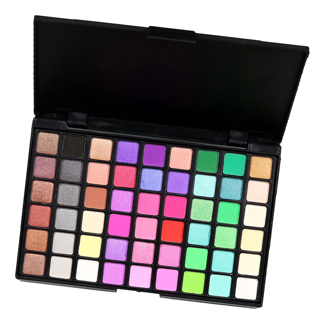 54 Colors Pro Natural Shiny Shimmer Matte Eyeshadow Palette Smoky Eyes Makeup Cosmetic Set
