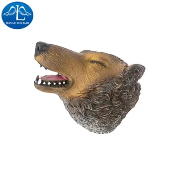 

MANLUYUNXIAO Halloween Full Head Animal Wolf Mask Deluxe Latex Mask Halloween Party Cosplay Mask Theater Prop Wholesale