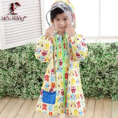 Quality Eco-friendly raincoat for Children Raincoat Kids Rain Coat Light Weight Gear Poncho Sleeves Free Shipping | Дом и сад