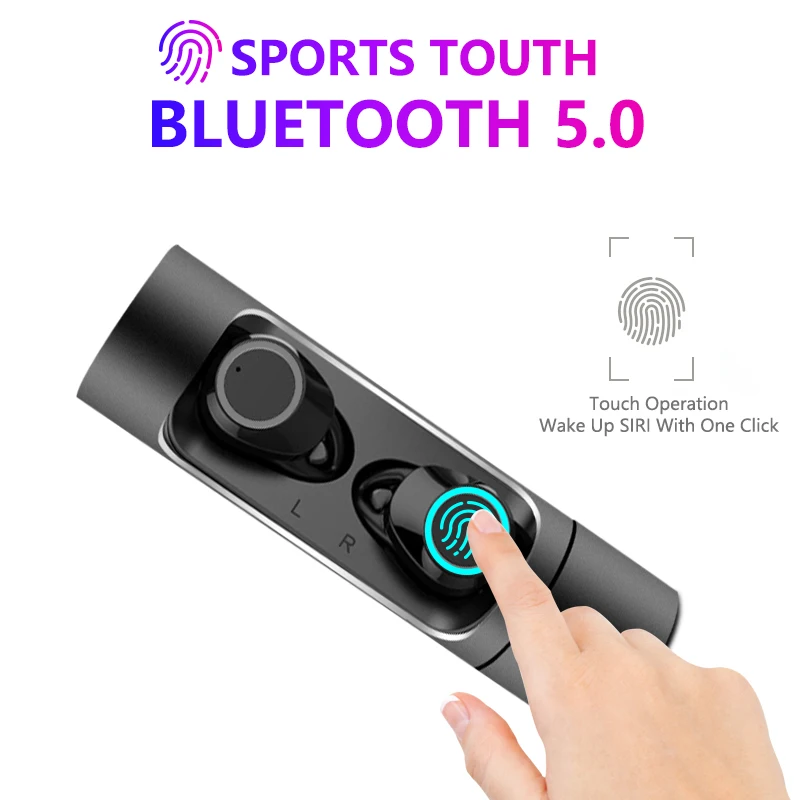 X8 TWS Bluetooth наушники IPX7 водонепроницаемые с сенсорным управлением беспроводные