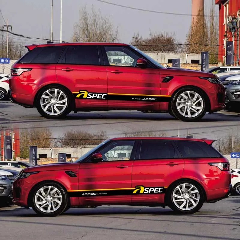 Taiyao автомобильный стильный, для спортивного автомобиля стикер для Range Rover Sport Levinson автомобильные аксессуары и отличительные знаки авто стикер наклейка - Название цвета: Red car