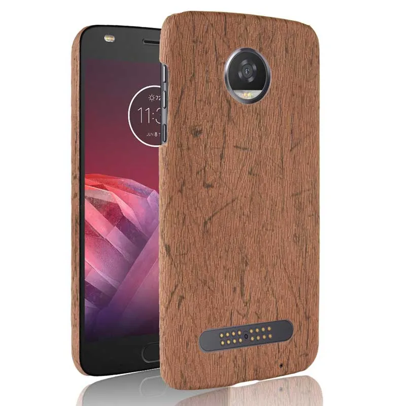 Роскошный чехол для Motorola Moto M X4 Z Z2 Play G5 S Plus с текстурой древесины телефона C E4 G6 G5S