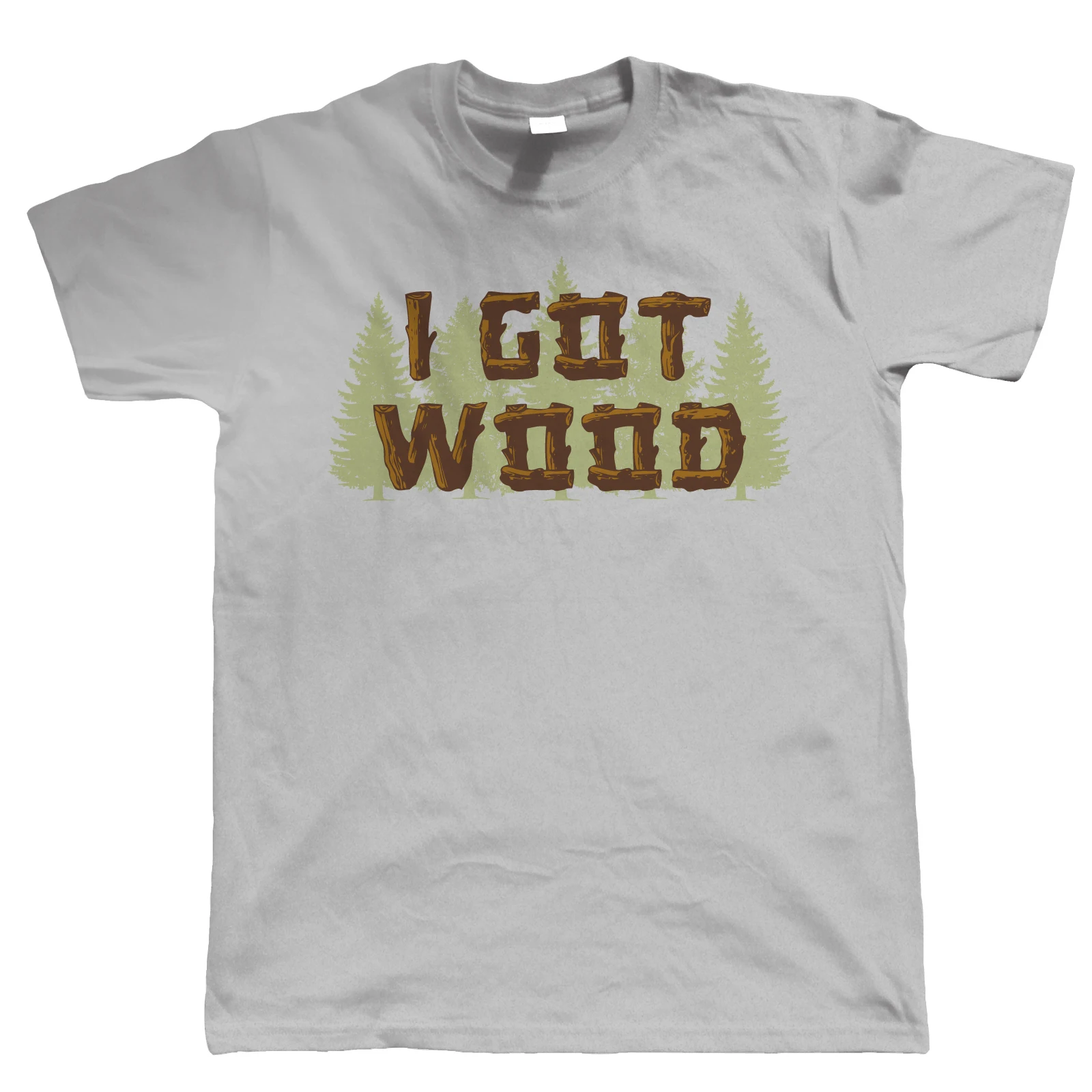 

I Got Wood Mens Fuuny T Shirt - Gift for Him Dad Shaun Dead Zombie Movie Cool Casual pride t shirt men Unisex New Fashion tshirt