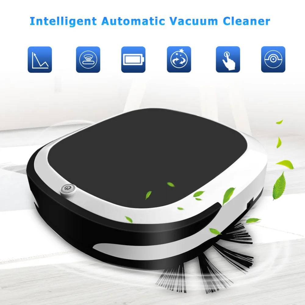 

Smart Vacuum Cleaner Robot Wireless Ultra-thin Floor Sweeper Mopping Dust Collector Automatic Cleaner for Home Cleaning