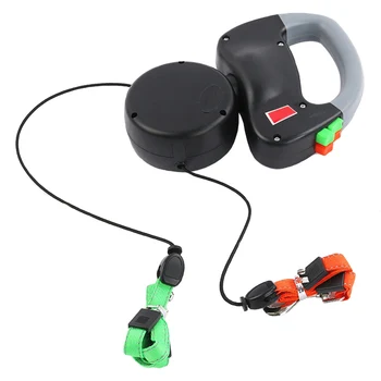 

Europe and America Double Dog Leashes For Small Medium Dogs Leashes Lead ABS Nylon Walking Running Outdoor Pet Product