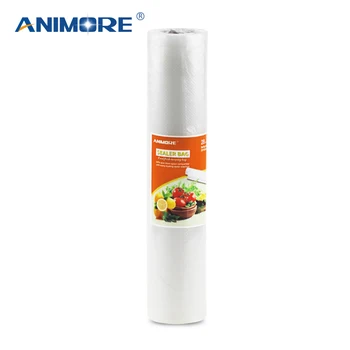 

ANIMORE Household 28cm x 500cm 1 Roll Vacuum Food Bag for Kitchen Vacuum Plastic Storage Bags Food Fresh Long Keeping Saran Wrap