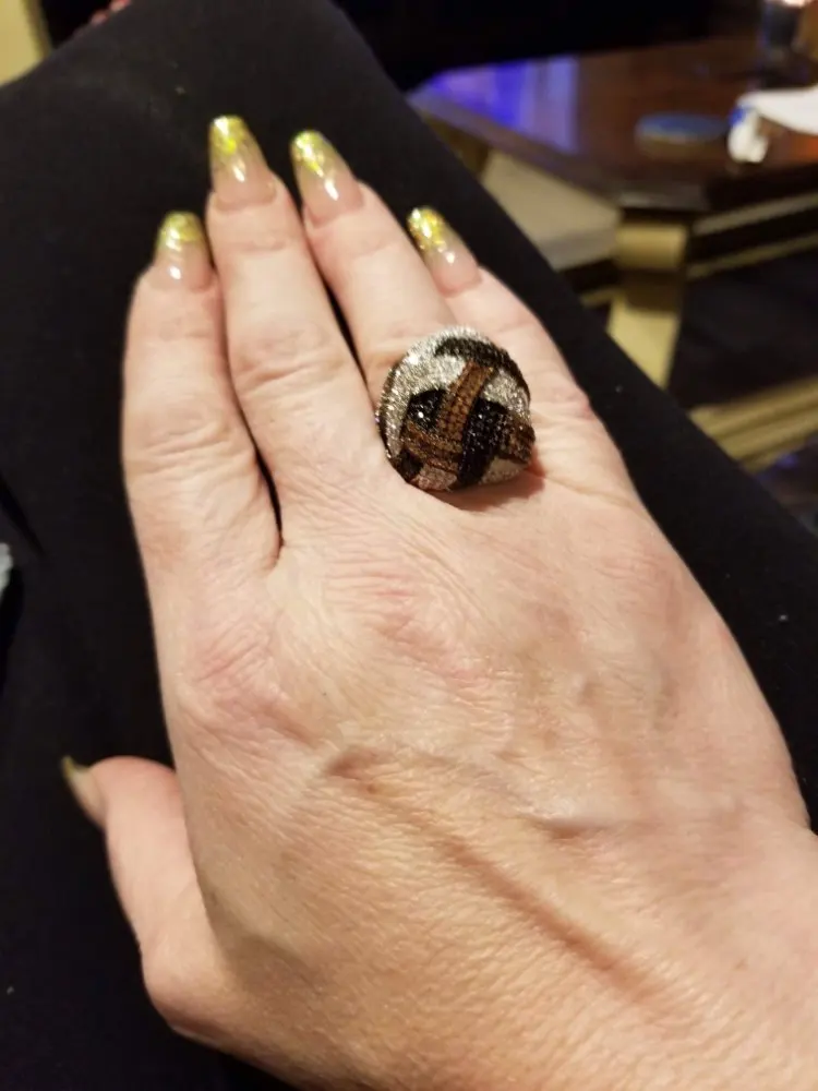 Online GODKI Monaco diseñador de lujo líneas de giro geometría circonio cúbico compromiso Dubai Naija anillos de dedo de novia joyería adiccion