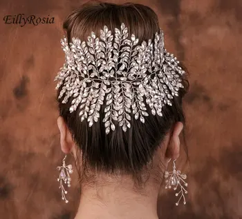 

Fashion Headbands Jewelry Rhinestones Women Hair Accessories Pageant Crowns Beautiful Princess Hair Wedding Bride Headpiece