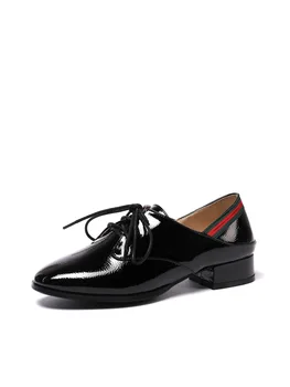 

Early spring in 2019 new product low with square head with single shoes female 31-43
