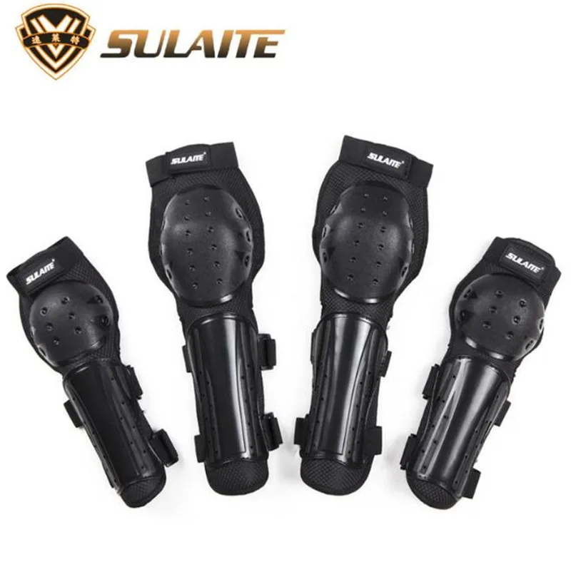 SULAITE Knee+ Elbow Pads Set Noto Knee Motorcycle Equipment Motorcycle Ski Knee Pads Motocross Off-Road Racing