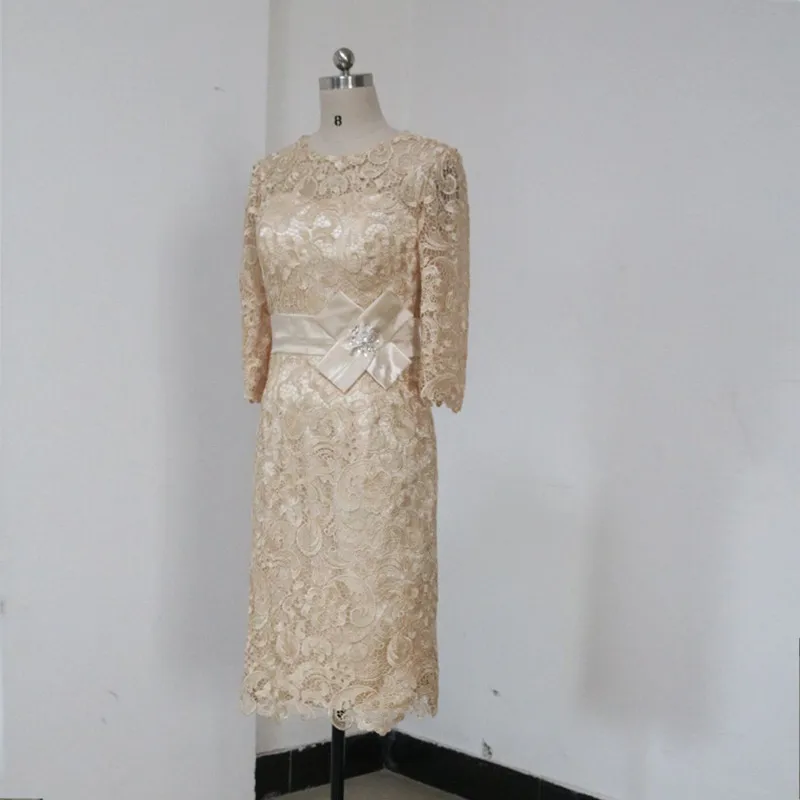 Новое винтажное сатиновое платье-футляр с рукавами-крылышками длиной до колена с поясом, рукав три четверти, платья для матери невесты