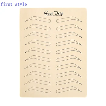 

2pcs new Microblading Tattoo Eyebrow Practice Skin Eyebrow Cosmetic Permanent Makeup Eyebrow Skin No Need Ink Tattoo Supplies
