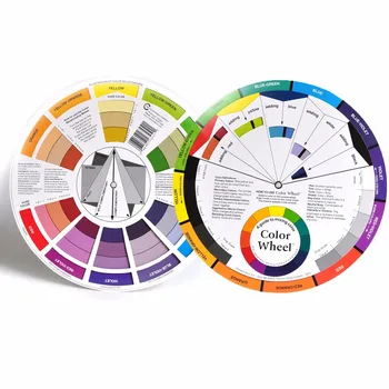 

Freeshipping 2Pcs/Lot Tattoo Accessories Color Wheel For Permanent Makeup