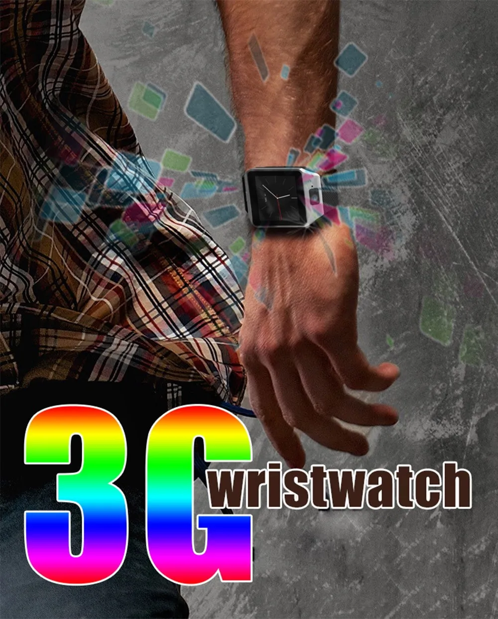 QW09 Смарт-часы Android 4,4 MTK6572 2MP 3g wifi двухъядерный 512 МБ ram 4 Гб rom Bluetooth Smartwatch для IOS Android PK DZ09 GT08