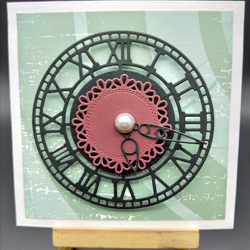 

The clock dies New 2019 Metal Cutting Dies For DIY Scrapbooking Card Album Photo Decoration Embossing Folder