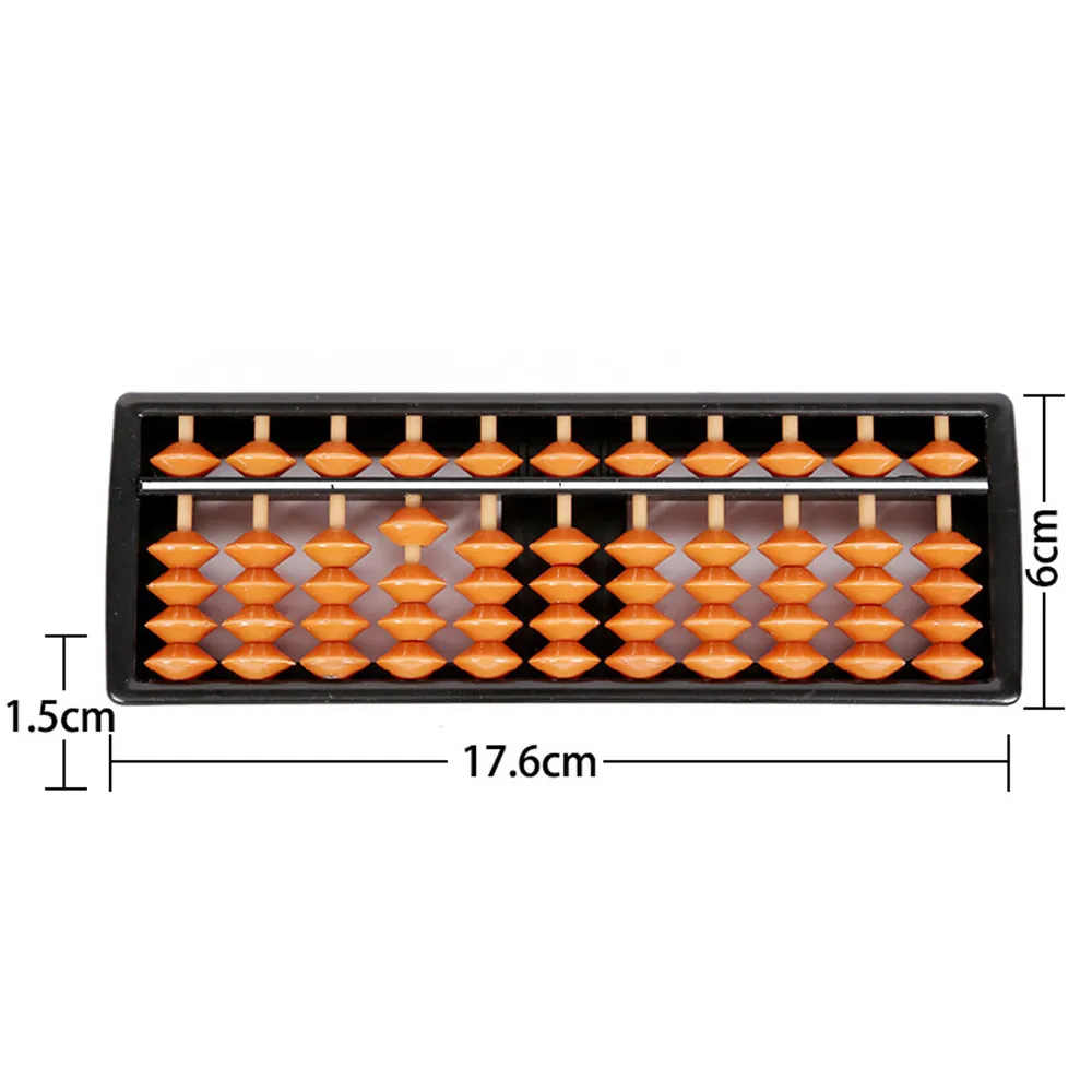 Abacus Montessori Toy 17 Digits Kid School Learning Math Arithmetic toy Chinese Traditional Abacus Educational Toys for children