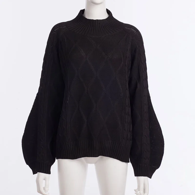 Twist Knitted Sweaters pullovr women01