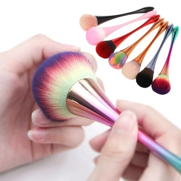 

1pc Nail Soft Dust Cleaner Cleaning Brush Acrylic UV Gel Powder Removal Manicure Tool face cleansing brush