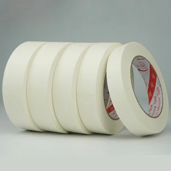 

Masking Tape Crepe Paper Sticky Decorative Adhesive Tape Traceless Painting Custom Made 5-1220mm 20m x 4 Rolls =80m