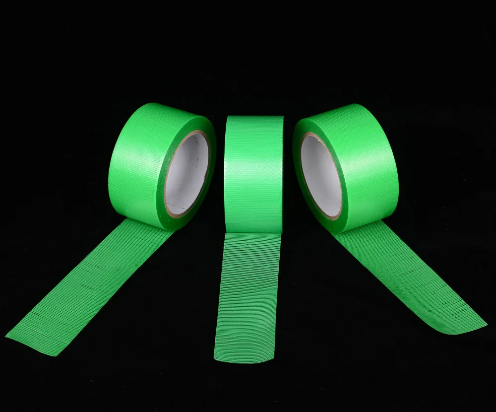 Waterproof single sided adhesive tape PE Woven Tape easy to tear with