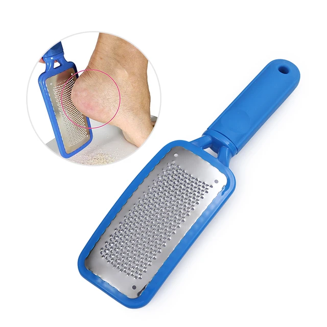 1 Pc Dead Skin Callus Remover Blue Foot Rasp File Scrubber Grater Dry Rough Pedicure Nail Care 