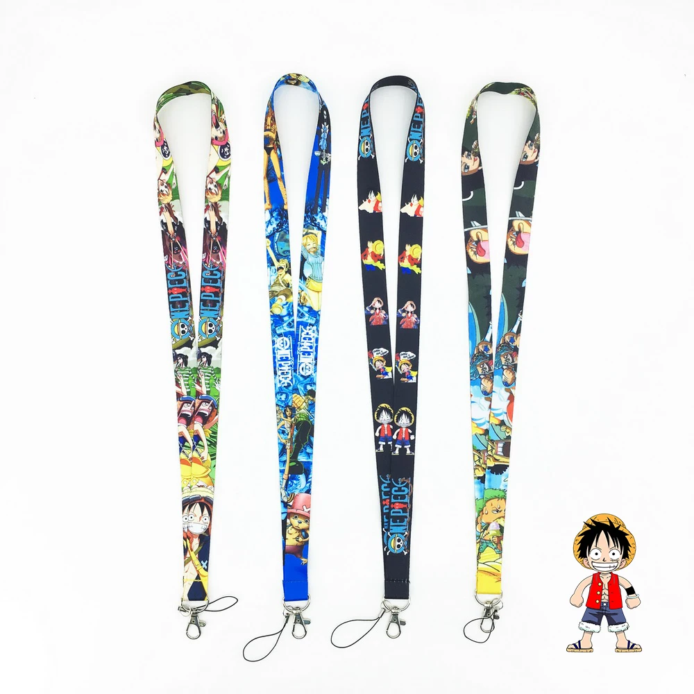

Hot One Piece Lanyard ID Badge Holder Key Neck Strap Kids Gifts Cute Keychain