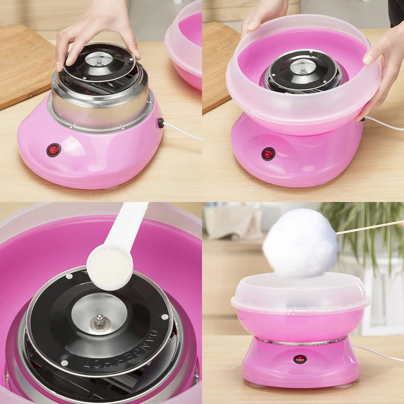 ANIMORE электрический DIY сладкие ватные конфеты производитель Зефир машина мини