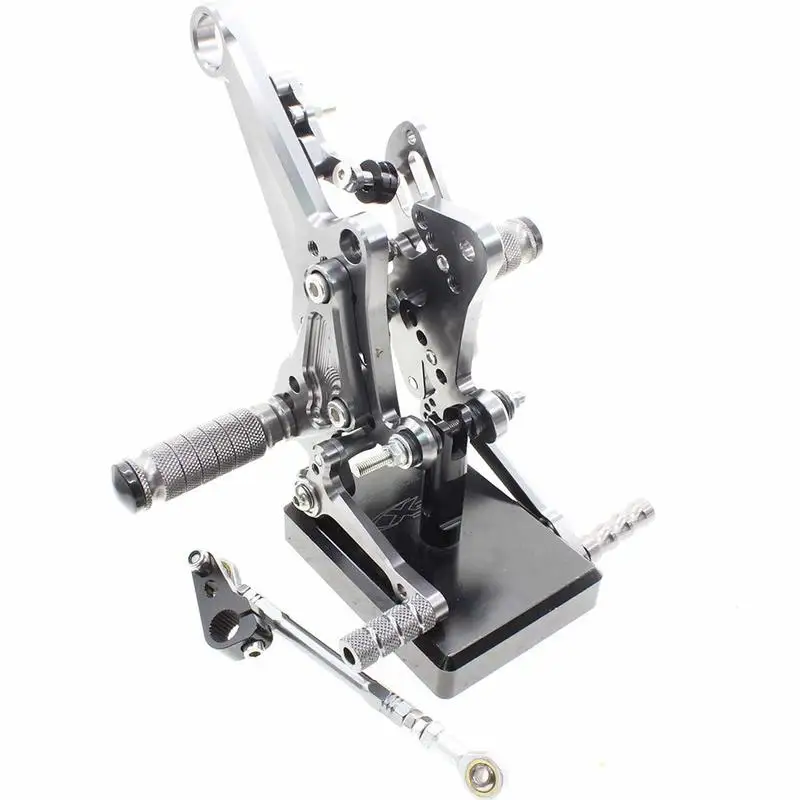Регулируемые педали для ног Rearset подножка задний Набор для DUCATI Diavel Carbon 2011- AMG 2011-2012