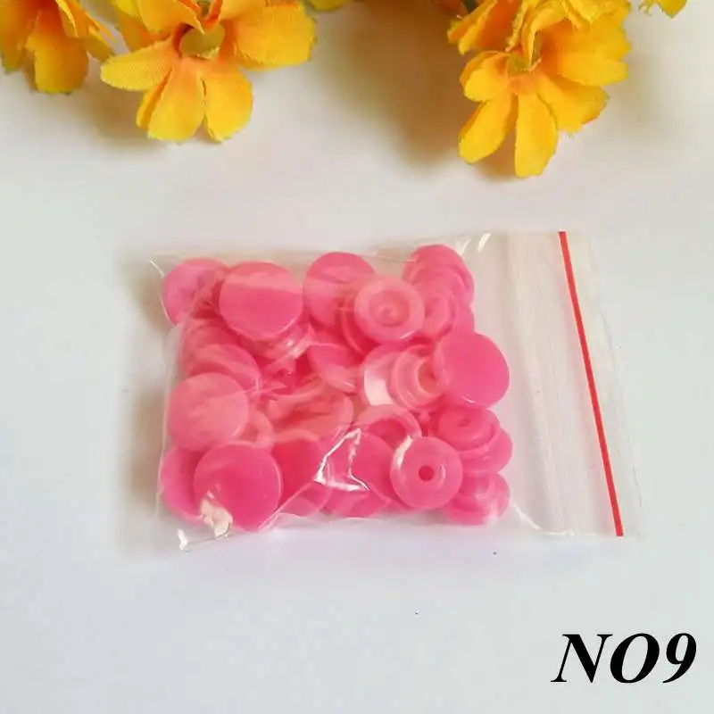 30-100 набор T5 Детские полимерные кнопки пластиковые защелки аксессуары для одежды пресс-шпильки застежки попперы 20 цветов 1,2 см
