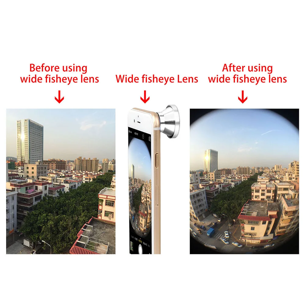 3 In 1 Fish Eye Wide Angle Macro phone lens 8