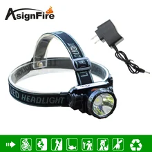 LED Headlamp Osram 5w Waterproof High Bright Built-in Lithium Battery Rechargeable Headlight + Charger 2 Modes Head Lamp