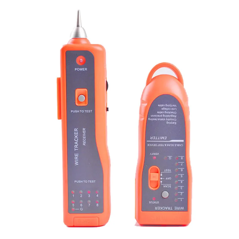

XQ-350 RJ11 RJ45 Cat5 Cat6 Telephone WireTracer Toner Ethernet UTP LAN Network Cable Tester Detector Line Finder