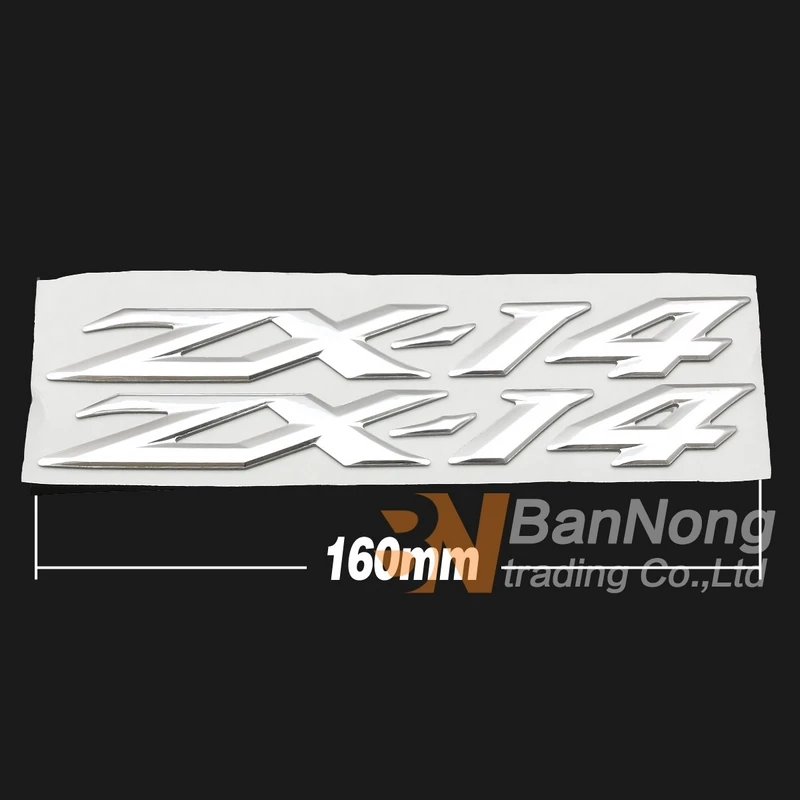 3D Bike Badges PRO-KODASKIN 3D Raised ZX-14 Emblem Sticker For