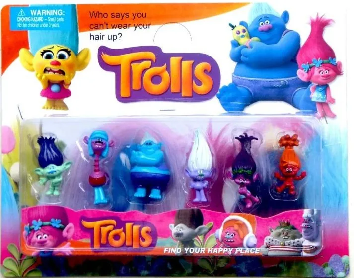 

New Style 5cm Movie Trolls Poppy DJ Suki Guy Diamond Cooper Branch Critter Skitter Boards PVC Action Figures Toy