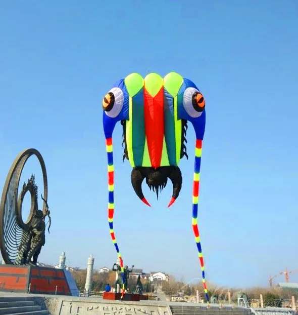 free shipping high quality 32 square meters trilobites soft kite ripstop nylon fabric kite hcxkite factory tadpole outdoor toys Wholesale Toys & Hobbies