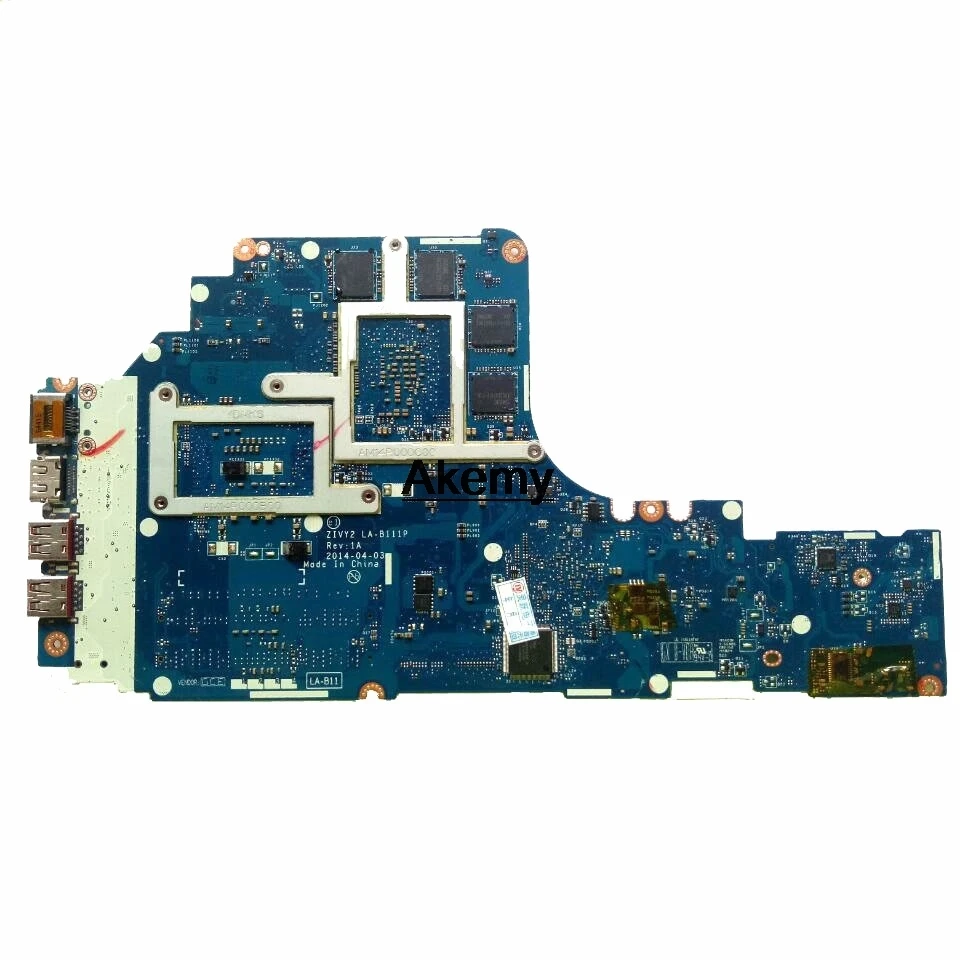 ZIVY2 LA-B111P اللوحة لينوفو Y50-70 اللوحة المحمول i7 CPU GTX860M الأصلي اختبار اللوحة دفتر