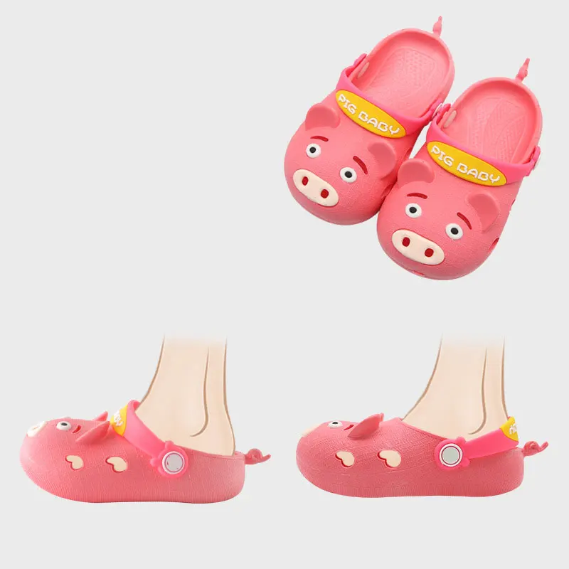 

Children Slippers Cartoon Pattern Toddler Beach Water Garden Slippers Cave Shoes Antiskid and Super Soft Indoor Toddler Slippers