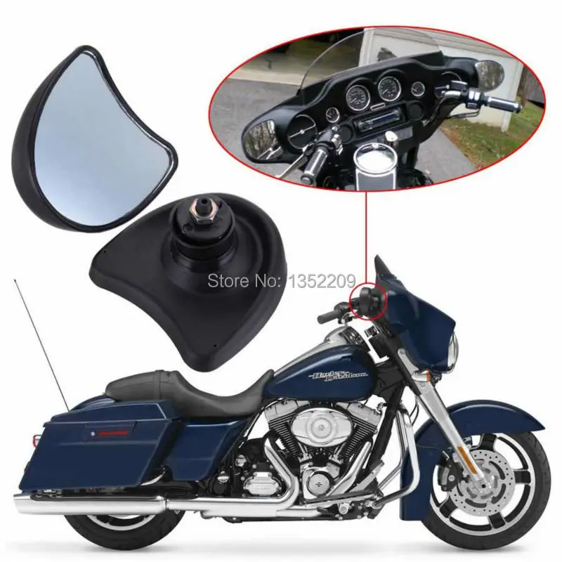 Motorcycle Fairing Mount Rearview Mirror Cover Fairing Mount Mirrors