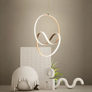 

Hanging LED Pendant Lights For Shop Bar Dining Kitchen Room aluminum body remote control Champagne Pendant Lamps Free Shipp