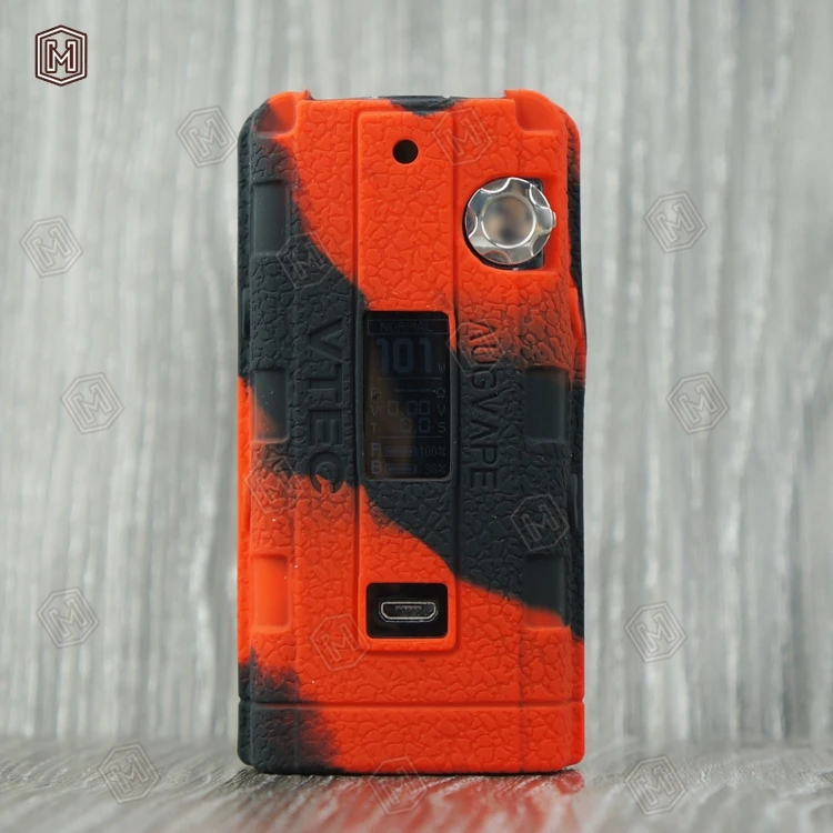 

2018 Microsmoke New Authentic Silicone case cover sleeve skin for Original Augvape VTEC 200W Kit free shipping