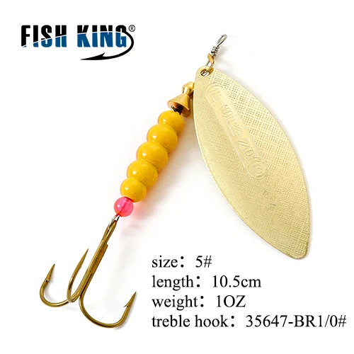 Fishing King 4 цвета 0#-5# spinner ложка приманки с металлической жесткой приманкой с тройным крючком рыболовные снасти Pesca - Цвет: Фиолетовый