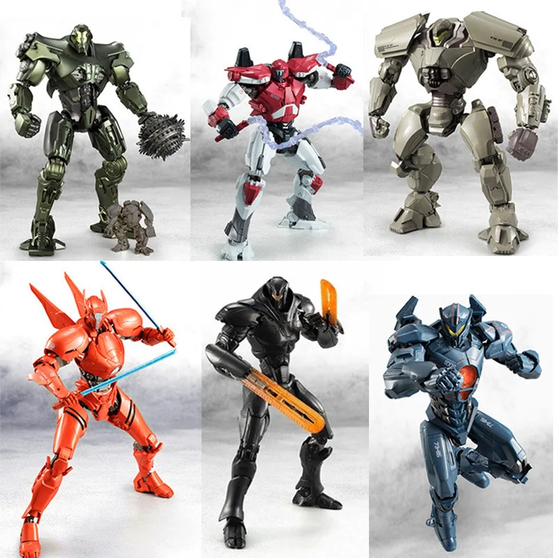 

Movie Pacific Rim jaeger Robot Gipsy Avenger & Saber Athena & Bracer Phoenix & Titan Redeemer PVC BJD Action Figure Toys 15-17CM