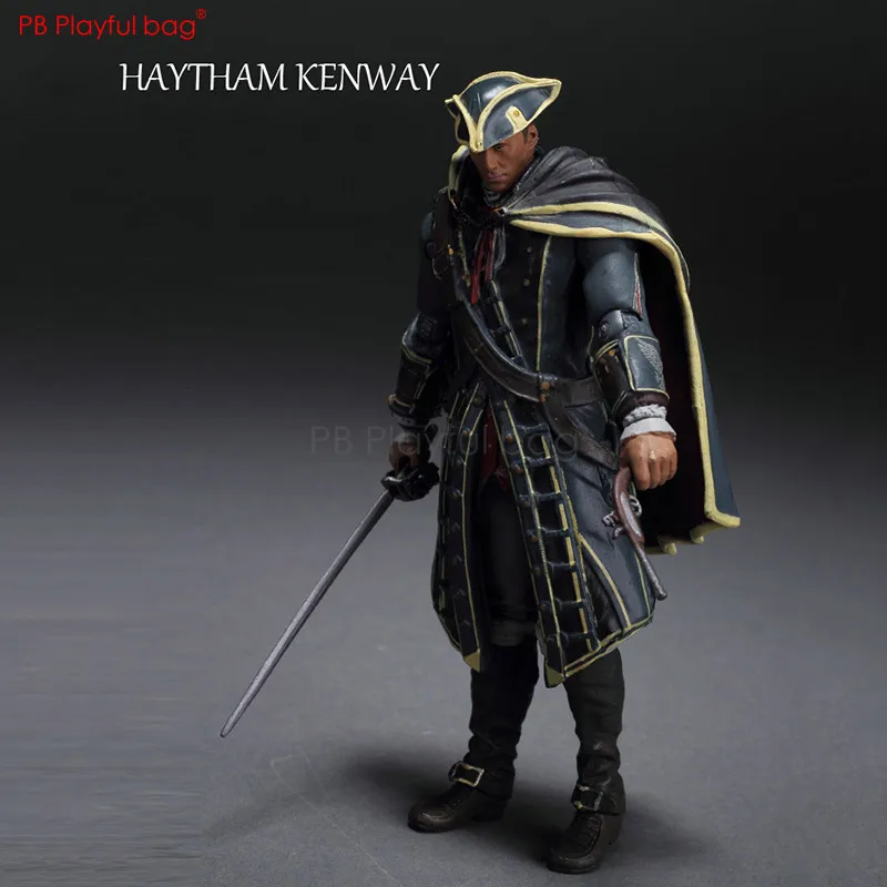 Assassin C 15 см Connor& Haytham KenWay& Edward KenWay фигурка ПВХ Коллекционная модель Фигурка игра подвижная модель игрушки HB41