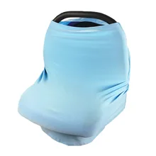 Многофункциональный чехол 5 в 1 для грудного вскармливания ребенка, однотонный чехол для сиденья автомобиля, чехол для корзины, дышащий чехол для кормления