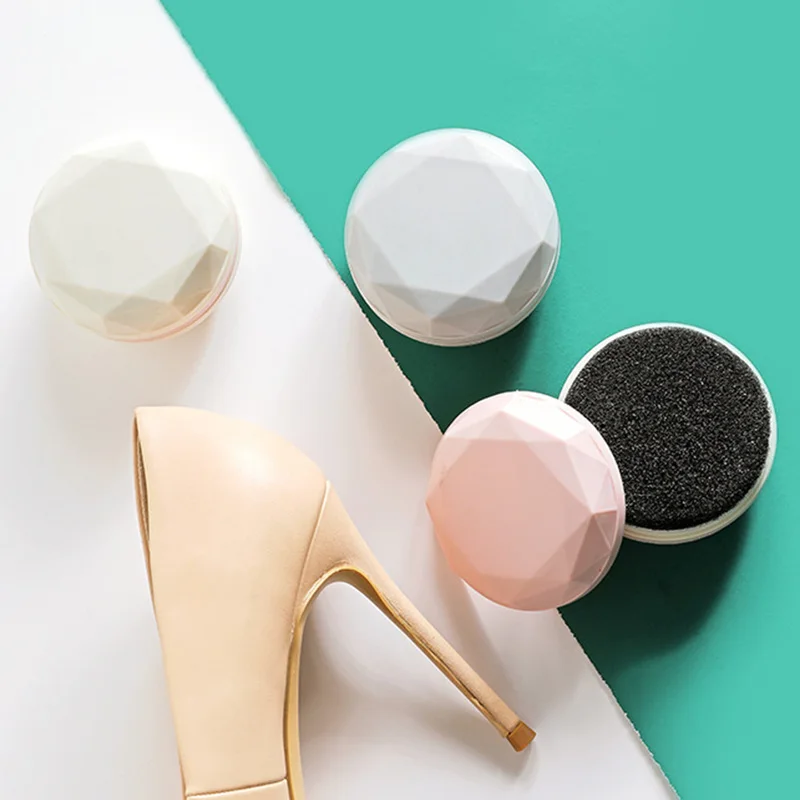 

1Pc Portable Shoe Polish Wipes Double-Sided Shoe Sponge Colorless Decontamination Cleaning Shoe Brush shoe Shine Sponge
