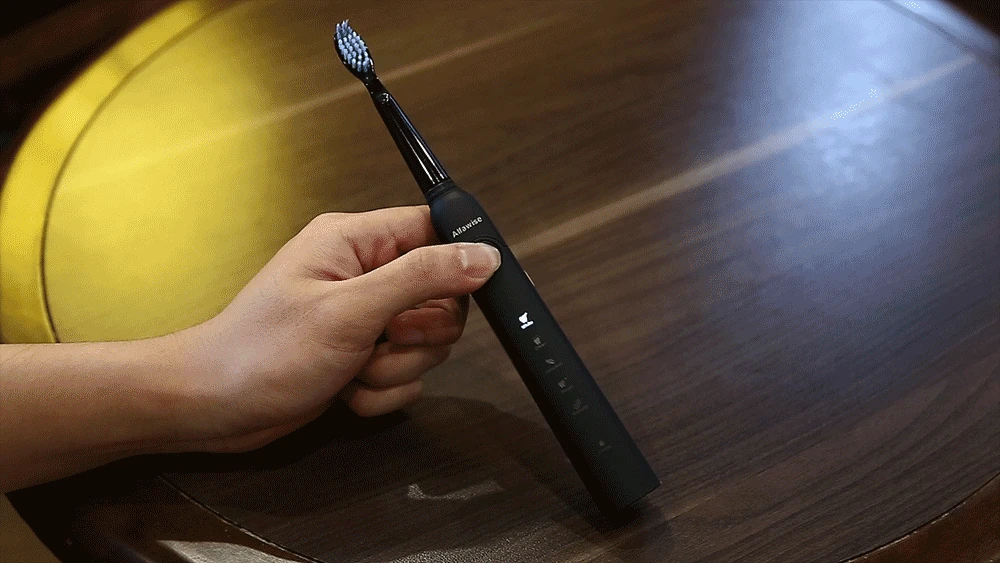 Alfawise SG - 949 Sonic Electric Toothbrush with Smart Timer Five Brushing Modes Waterproof with 3 Brush Heads